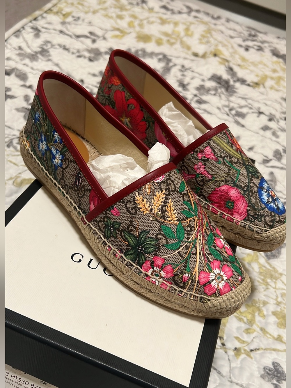 Gucci Floral Espadrilles
